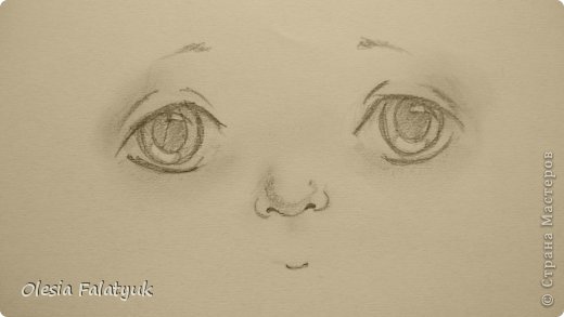 Урок рисования Рисование и живопись Рисовать лицо Дети куклы Карандаш фото 15