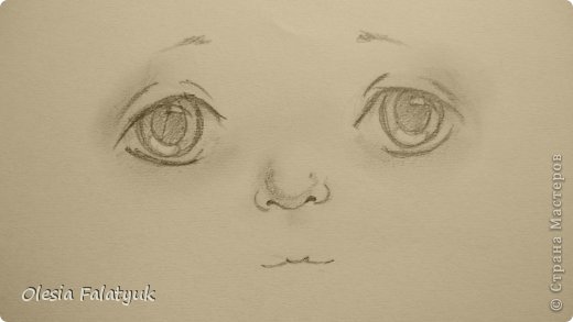 Урок рисования Рисование и живопись Рисовать лицо Дети куклы Карандаш фото 16