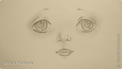 Урок рисования Рисование и живопись Рисовать лицо Дети куклы Карандаш фото 21