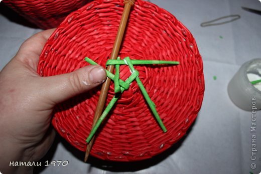 Мастер-класс Поделка изделие Плетение МК клубники Трубочки бумажные фото 44