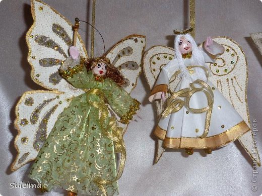 Мастер-класс Поделка изделие Новый год Лепка Шитьё Ангелы и феечки на елку новогодняя игрушка фото 1