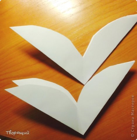 Мастер-класс Новый год Оригами Оригинальная объёмная снежинка Бумага фото 4