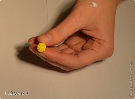 Мастер-класс Флористика Лепка Хризантема из холодного фарфора Фарфор холодный фото 5