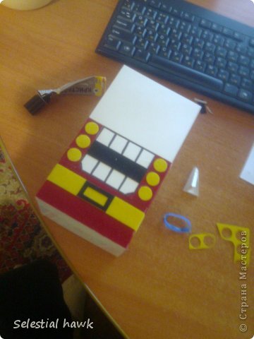 Игрушка Мастер-класс Новый год Моделирование конструирование Щелкунчик Бумага бархатная Картон Сутаж тесьма шнур фото 4