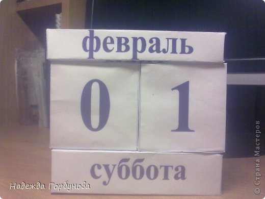 Скрапбукинг Бумагопластика Календарик Картон фото 3
