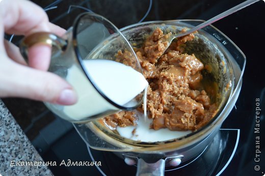 Кулинария Мастер-класс Рецепт кулинарный Торт Сникерс Продукты пищевые фото 4