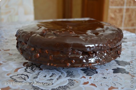 Кулинария Мастер-класс Рецепт кулинарный Торт Сникерс Продукты пищевые фото 12