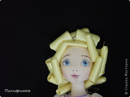 Куклы Мастер-класс Моделирование конструирование Волосы из атласной ленты Ленты фото 13