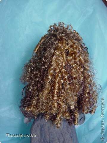 Куклы Мастер-класс Моделирование конструирование Волосы из атласной ленты Ленты фото 31