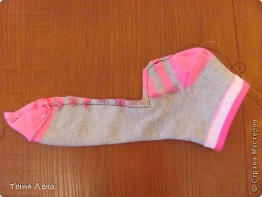 Игрушка Мастер-класс Шитьё Слонёнок Носки фото 4