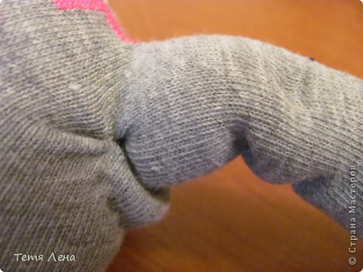 Игрушка Мастер-класс Шитьё Слонёнок Носки фото 7