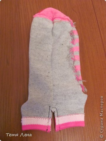 Игрушка Мастер-класс Шитьё Слонёнок Носки фото 8