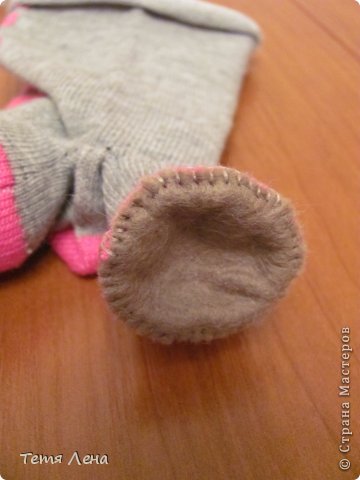 Игрушка Мастер-класс Шитьё Слонёнок Носки фото 10