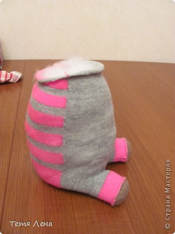 Игрушка Мастер-класс Шитьё Слонёнок Носки фото 11
