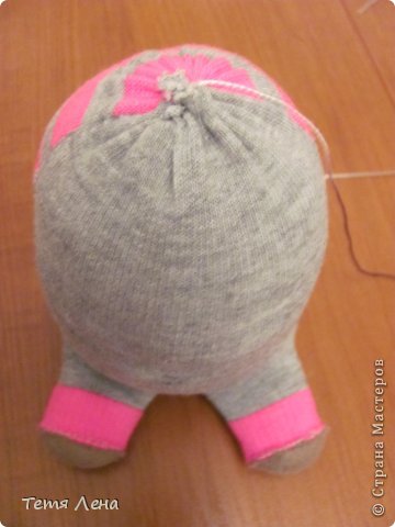 Игрушка Мастер-класс Шитьё Слонёнок Носки фото 12