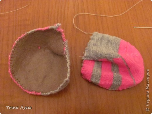 Игрушка Мастер-класс Шитьё Слонёнок Носки фото 15