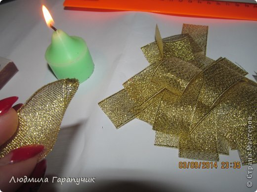 Мастер-класс Украшение Цумами Канзаши Бантики-цветочки для дочки МК и роза из фома Ленты Пуговицы фото 18