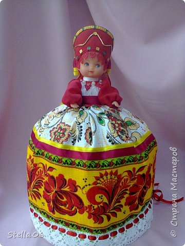 Игрушка Куклы Шитьё Грелка на чайник Кружево Ленты Ткань фото 1