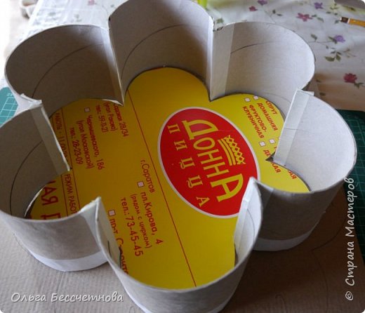 Мастер-класс Аппликация из скрученных жгутиков Картонаж Моделирование конструирование Шкатулка- цветок Картон Салфетки фото 10