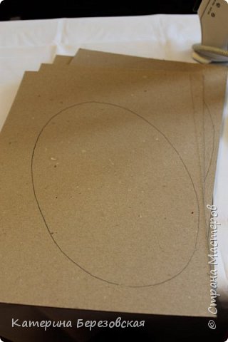 Мастер-класс Плетение МК по обтягиванию картона тканью Картон Клей Ткань фото 4