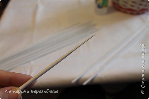 Мастер-класс Плетение МК по обтягиванию картона тканью Картон Клей Ткань фото 23