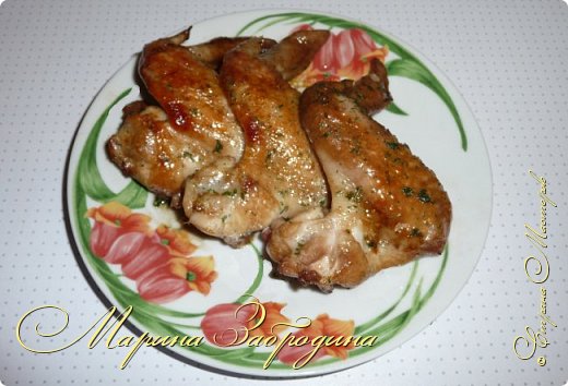 Кулинария Мастер-класс Рецепт кулинарный Куриные крылышки в соево-имбирном маринаде с апельсином Продукты пищевые фото 10