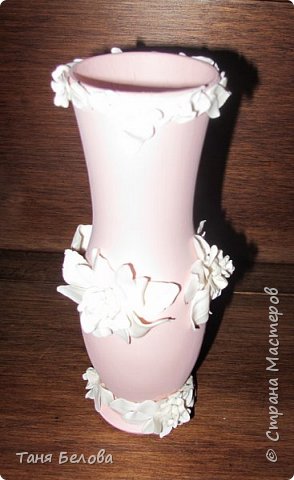 Декор предметов Мастер-класс Лепка Фарфоровая ваза Глина Краска фото 6