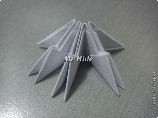 Мастер-класс Поделка изделие Оригами китайское модульное Пегас МК Бумага Клей фото 3