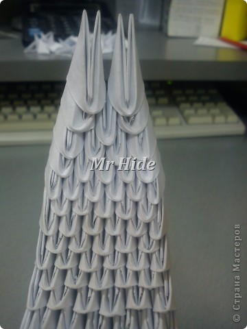 Мастер-класс Поделка изделие Оригами китайское модульное Пегас МК Бумага Клей фото 17