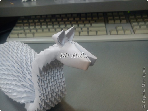 Мастер-класс Поделка изделие Оригами китайское модульное Пегас МК Бумага Клей фото 22