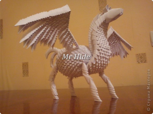 Мастер-класс Поделка изделие Оригами китайское модульное Пегас МК Бумага Клей фото 54