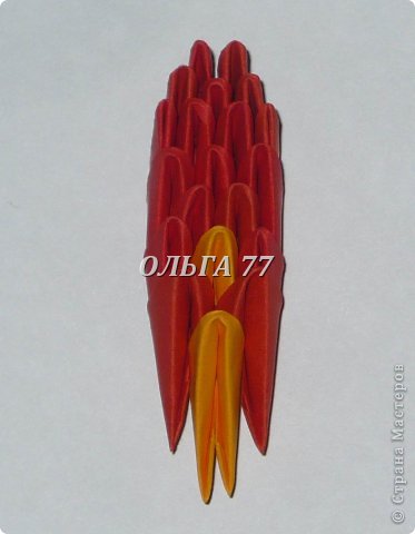 Мастер-класс Поделка изделие Новый год Оригами китайское модульное МК ЗАБАВНАЯ КОБРОЧКА Бумага фото 8