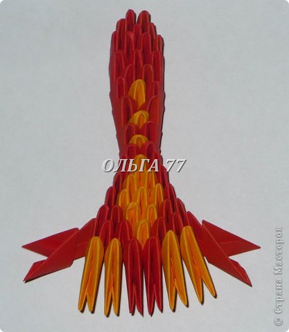 Мастер-класс Поделка изделие Новый год Оригами китайское модульное МК ЗАБАВНАЯ КОБРОЧКА Бумага фото 17