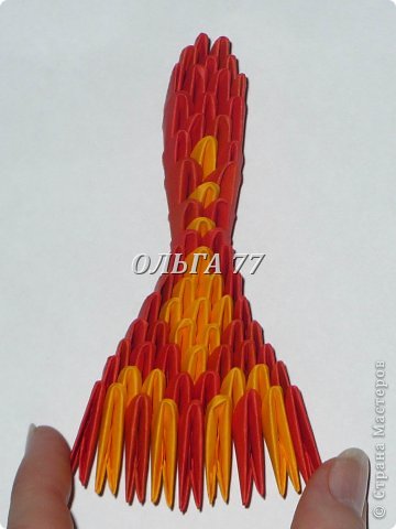 Мастер-класс Поделка изделие Новый год Оригами китайское модульное МК ЗАБАВНАЯ КОБРОЧКА Бумага фото 18