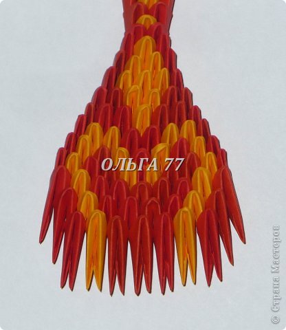 Мастер-класс Поделка изделие Новый год Оригами китайское модульное МК ЗАБАВНАЯ КОБРОЧКА Бумага фото 24