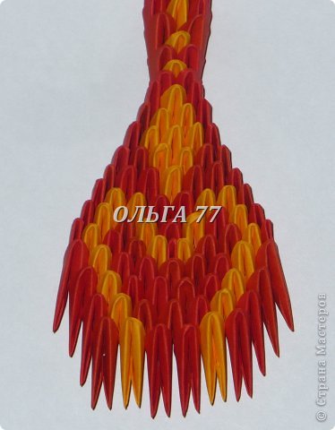 Мастер-класс Поделка изделие Новый год Оригами китайское модульное МК ЗАБАВНАЯ КОБРОЧКА Бумага фото 25