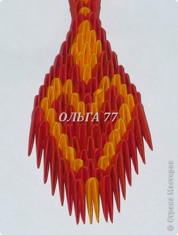 Мастер-класс Поделка изделие Новый год Оригами китайское модульное МК ЗАБАВНАЯ КОБРОЧКА Бумага фото 28