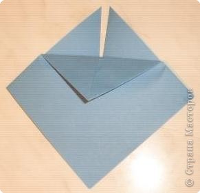  Мастер-класс Оригами: Пасхальный зайчик.МК. Бумага Пасха. Фото 8