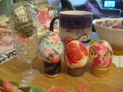 Мастер-класс Декупаж: Пасха, декупаж пасхальных яиц. Салфетки  Пасха. Фото 8