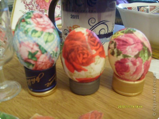 Мастер-класс Декупаж: Пасха, декупаж пасхальных яиц. Салфетки  Пасха. Фото 4