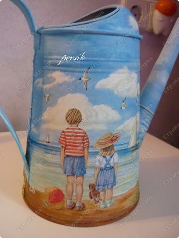 Мастер-класс,  Декупаж, : Морская лейка. МК. . Фото 12