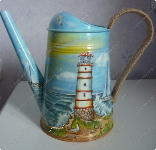 Мастер-класс, Декупаж, : Морская лейка. МК. . Фото 1