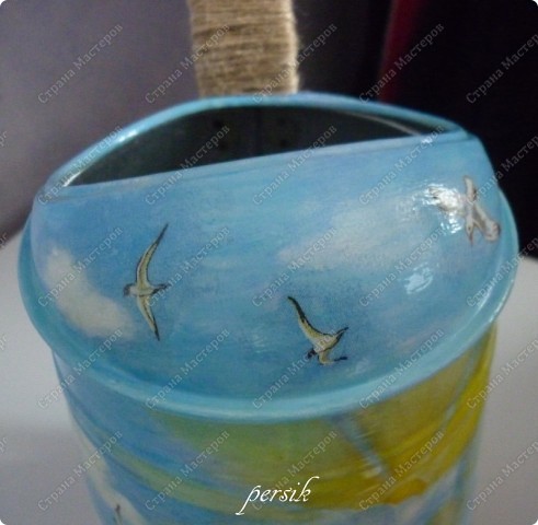 Мастер-класс,  Декупаж, : Морская лейка. МК. . Фото 26