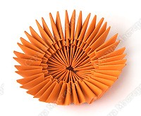 Апельсин модульное оригами