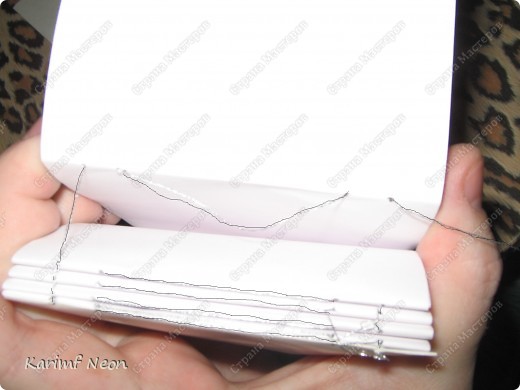  Мастер-класс, Поделка, изделие Вырезание: МК - КНИГА своими руками Бумага, Нитки. Фото 10