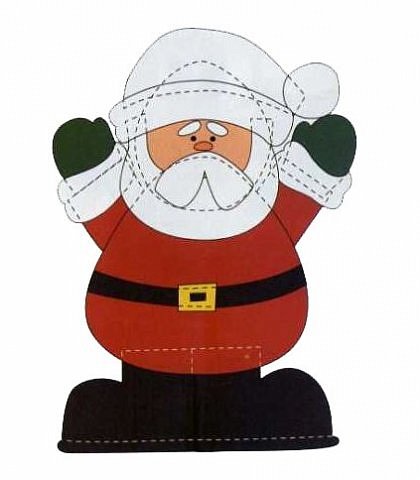 Поделка, изделие Макет: Новогодние поделки для детей Новый год. Фото 3