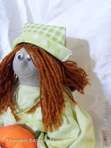 Игрушка, Куклы Шитьё: Тыква и Дракон. Ткань Новый год. Фото 4