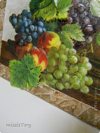 Мастер-класс Декупаж:  Как я делала панно "Цветочно-фруктовый натюрморт". Фото 30