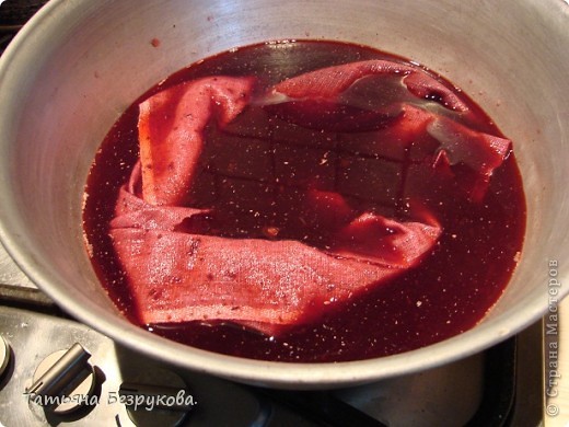 Куклы, Мастер-класс: Как я красила ткань