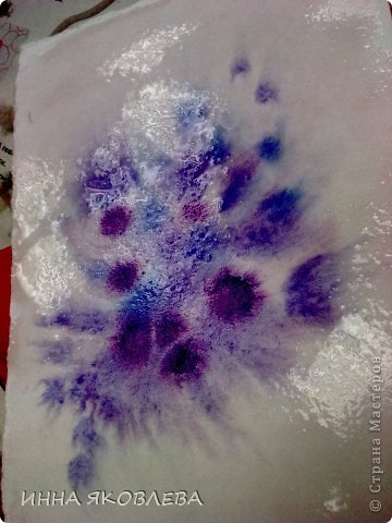  Картина, панно, рисунок, Мастер-класс Печать губкой, Рисование и живопись: Для тех, кто совсем НЕ УМЕЕТ рисовать. Два варианта. Акварель, Бумага 8 марта, Валентинов день, День учителя. Фото 9